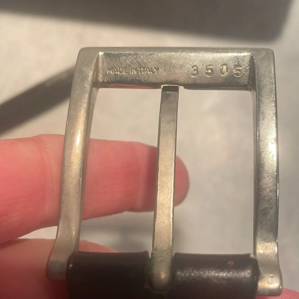 Michaelis (Italy) Brown Leather Belt